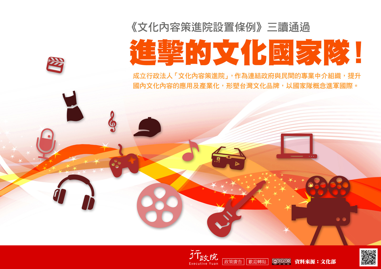 進擊的文化國家隊《文化內容策進院設置條例》三讀通過