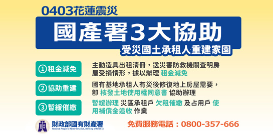 震災復原重建路 國產資源來協助